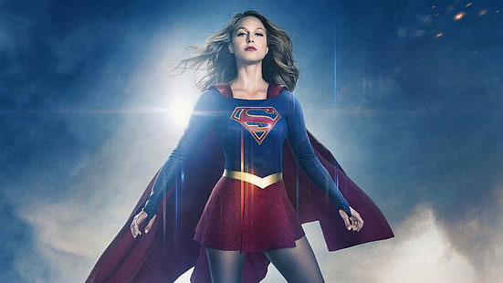 Carta da parati digitale Super Girl, Supergirl, 2 stagioni, Melissa Benoist, Miglior serie TV, Sfondo HD HD wallpaper