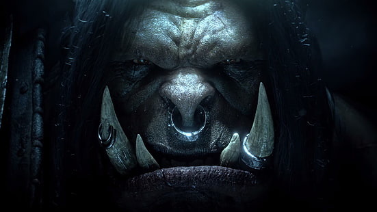 Digitale Tapete von WarCraft Thrall, World of Warcraft, Wow, Höllschrei von Grom, Grommash, Warlords of Draenor, Draenor, HD-Hintergrundbild HD wallpaper