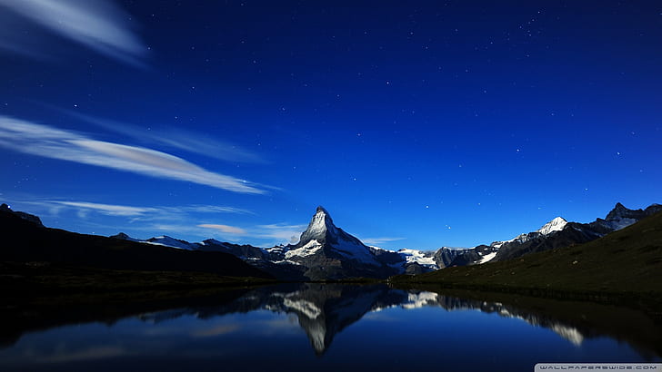Nacht Matterhorn, HD-Hintergrundbild