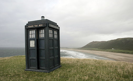 Tardis Doctor Who, черна телефонна кабина, Филми, Други филми, Доктор, Tardis, HD тапет HD wallpaper