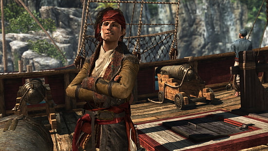 Cyfrowa tapeta Assassin's Creed 4 Black Flag, James Kidd, Assassin's Creed, Assassin's Creed: Black Flag, piraci, ludzie, Tapety HD HD wallpaper