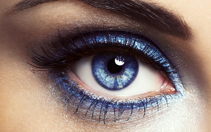 niebieskie oczy, Tapety HD