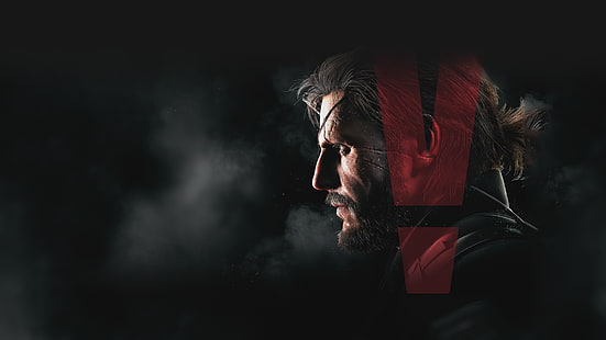 Fond d'écran numérique Solid Snake, Metal Gear Solid V: La douleur fantôme, Metal Gear, Metal Gear Solid, Fond d'écran HD HD wallpaper