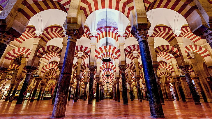 Bogen, Gebäude, Cordoba Kathedrale, Andalusien, Cordoba, Spanien, Kathedrale, Moschee von Cordoba, Moschee Kathedrale, HD-Hintergrundbild