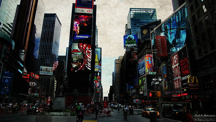 Times Square, Tapety HD