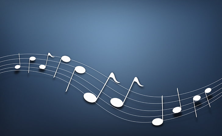 Hintergrund der musikalischen Anmerkungen, digitale Tapete der Musikanmerkung, Musik, Musical, Anmerkungen, Hintergrund, HD-Hintergrundbild