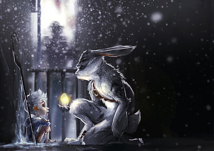 Fantasiekunst, Jack Frost, Aufstieg der Wächter, HD-Hintergrundbild HD wallpaper