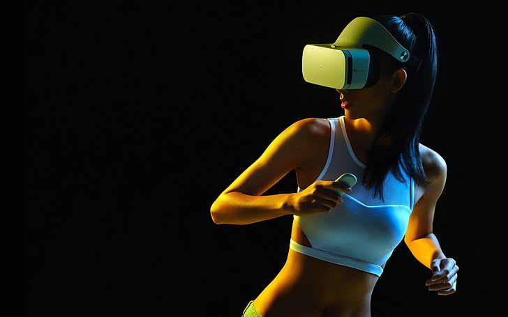 wanita, realitas virtual, Xiaomi, Portal (game), Wallpaper HD