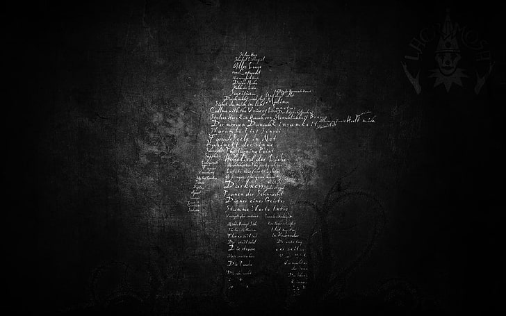 صورة ظلية الإنسان التوضيح ، بساطتها ، أسود، خلفية HD