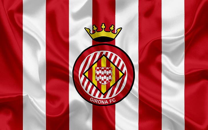 Calcio, Girona FC, emblema, logo, Sfondo HD