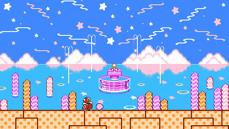 Kirby, Kirby's Adventure, Rey Dedede, Fondo de pantalla HD