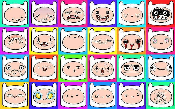 Adventure Time, emotion, Finn the Human, HD wallpaper