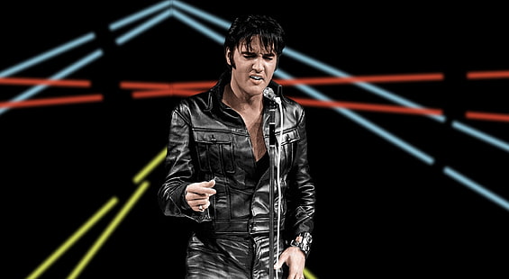 Elvis 68 Special, Elvis Presley, Vintage, Singer, elvis Presley, rock and roll, ikona, król rock and rolla, elvis 68 specjalny, Tapety HD HD wallpaper