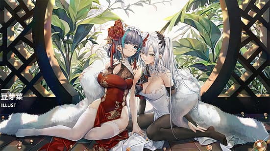  Azur Lane, anime girls, HD wallpaper HD wallpaper