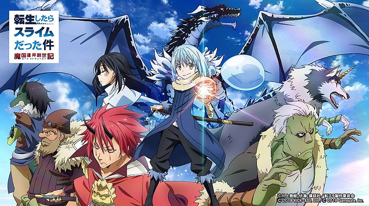 fantasy, anime, characters, Tensei shitara Slime Datta Ken, HD wallpaper