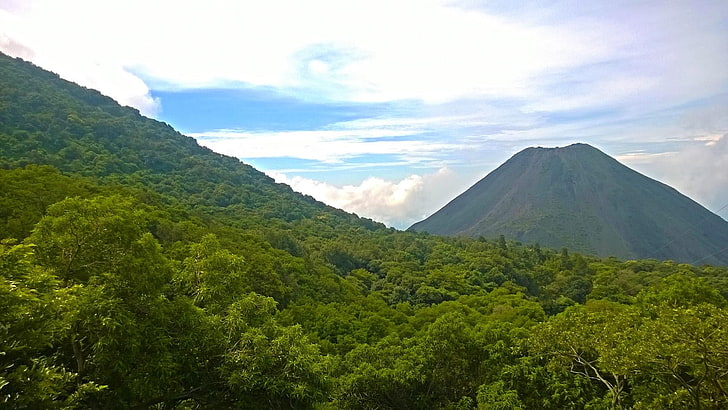 cerro verde national park, green hill, el salvador, santa ana, landscape, america, national park, HD wallpaper