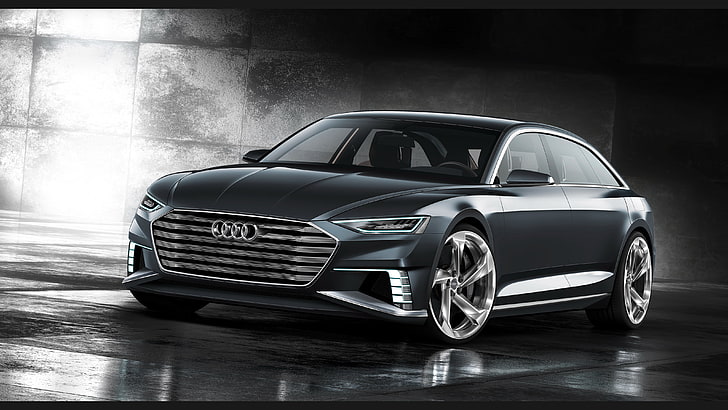 gray Audi sedan, Concept, Audi, universal, Before, 2015, Prologue, avant, HD wallpaper