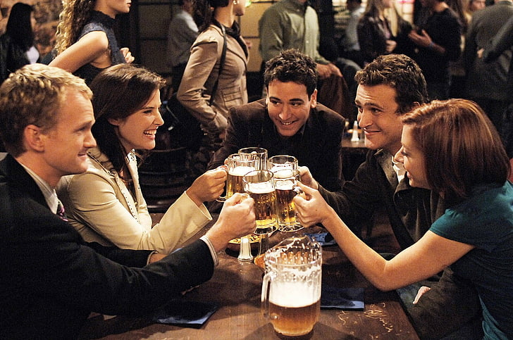 comedy, how i met your mother, met, mother, series, sitcom, television, HD wallpaper