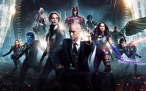 خلفية X-Men Apocalypse الرقمية ، X-men: نهاية العالم ، أفلام ، X-Men، خلفية HD HD wallpaper