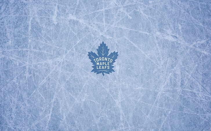 Hoki, Daun Maple Toronto, Emblem, Logo, NHL, Wallpaper HD