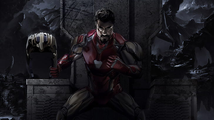 Die Rächer, Avengers EndGame, Iron Man, Marvel Comics, HD-Hintergrundbild