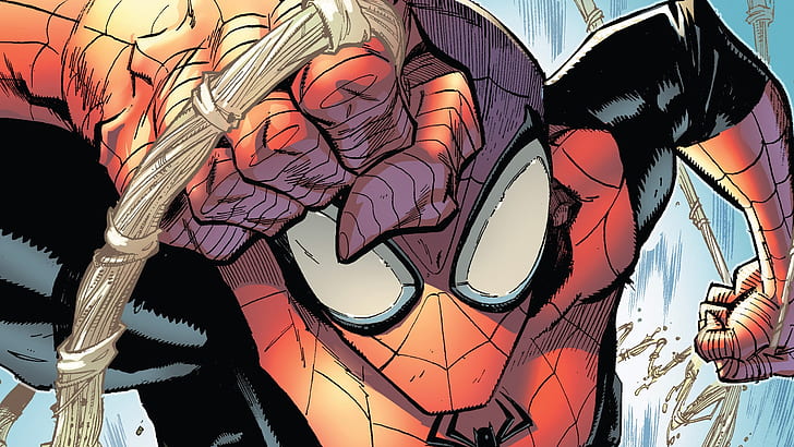 Marvel Comics, Spider-Man, комиксы, комиксы искусство, супергерой, HD обои