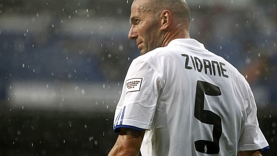Sport, Calcio, Maschile, Real Madrid, Giocatore, Leggenda, Zinedine Zidane, Zizou, Sfondo HD HD wallpaper