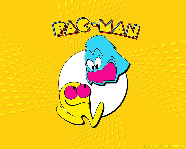 Pac-Man illustration, Pac-Man, HD wallpaper