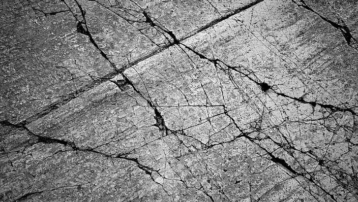 photography, concrete, cracked, HD wallpaper