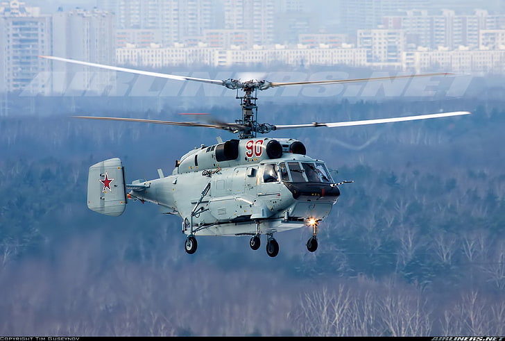 aircraft, helicopter, ka 31, kamov, military, navy, red, rescue, russia, russian, star, transport, HD wallpaper