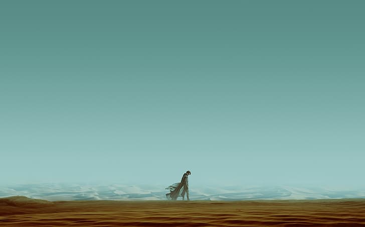 Dune (Film), Denis Villeneuve, digitale Kunst, Filmplakat, HD-Hintergrundbild