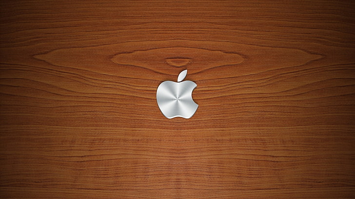 Logo Apple, arbre, pomme, texture, logo, Fond d'écran HD