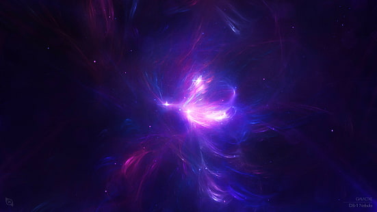 Purple, nebula, 4k, 8k, HD, HD wallpaper HD wallpaper