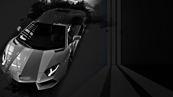 Lamborghini Aventador, veículo, carro esportivo, HD papel de parede