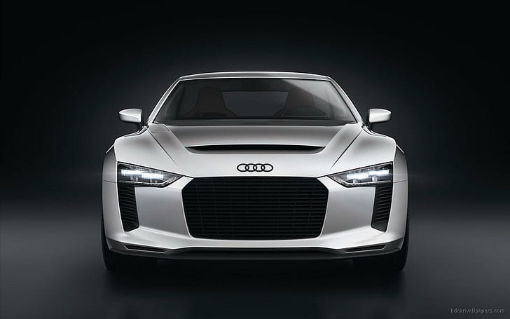 Audi Quattro Concept 2010, gümüş audi quattro konsepti, 2010, konsept, audi, quattro, otomobil, HD masaüstü duvar kağıdı