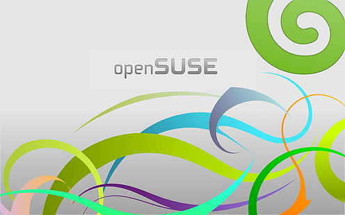Tasarım Suse Linux, OpenSUSE logosu, Bilgisayarlar, Linux, linux ubuntu, HD masaüstü duvar kağıdı HD wallpaper