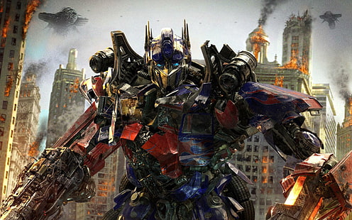 Optimus Prime - Transformers 3, optimus prime movie version, movies, 1920x1200, transformers, optimus prime, transformers 3, HD wallpaper HD wallpaper