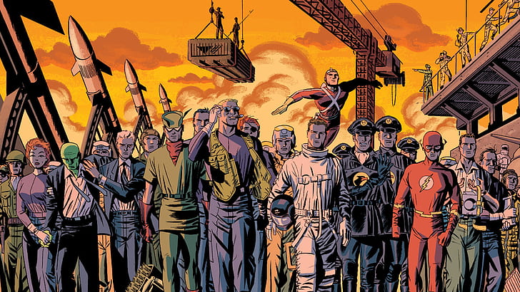 Darwyn Cooke, DC Comics, Comic-Kunst, The Flash, HD-Hintergrundbild