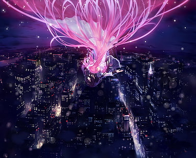 Anime, Puella Magi Madoka Magica, Homura Akemi, Madoka Kaname, Ultimate Madoka, HD wallpaper HD wallpaper