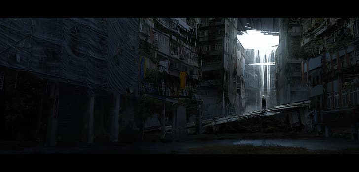 Kowloon (Stadt), Ruinen, HD-Hintergrundbild