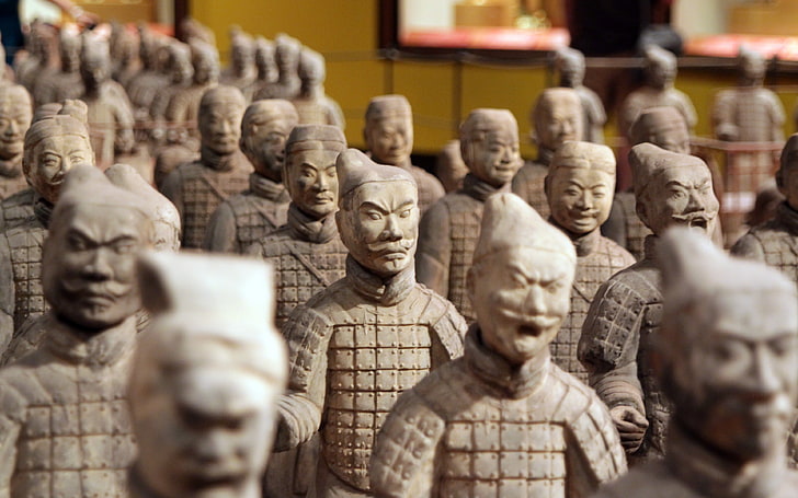 Cina Xian Qin Shihuang Terracotta Warriors dan Ho .., Wallpaper HD