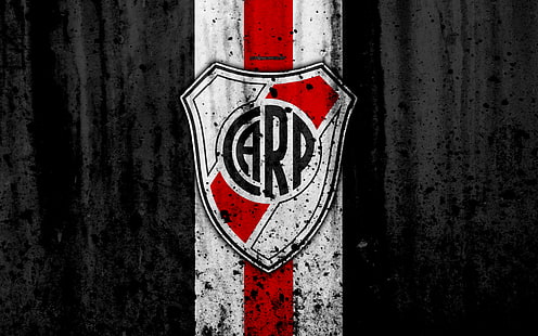 Fußball, Club Atlético River Plate, Logo, HD-Hintergrundbild HD wallpaper