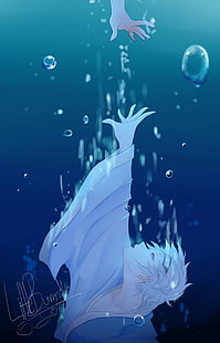 mitsuki, tenggelam, boruto, bawah air, Anime, Wallpaper HD HD wallpaper