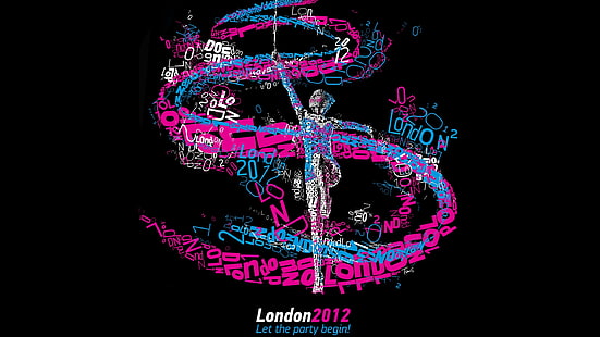 OS i London 2012, låt festen börja, London, 2012, OS, HD tapet HD wallpaper