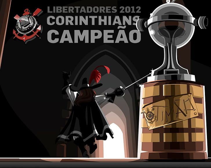 fotboll, Corinthians, Brasilien, HD tapet