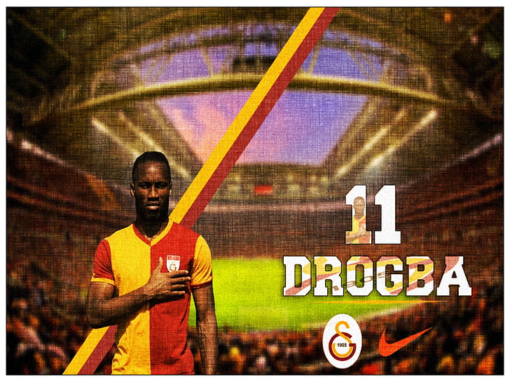 Chelsea FC, Didier Drogba, Fildişi Sahilleri, Galatasaray S.K., HD wallpaper