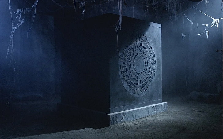 estátua de concreto cinza, Programa de TV, Doctor Who, HD papel de parede
