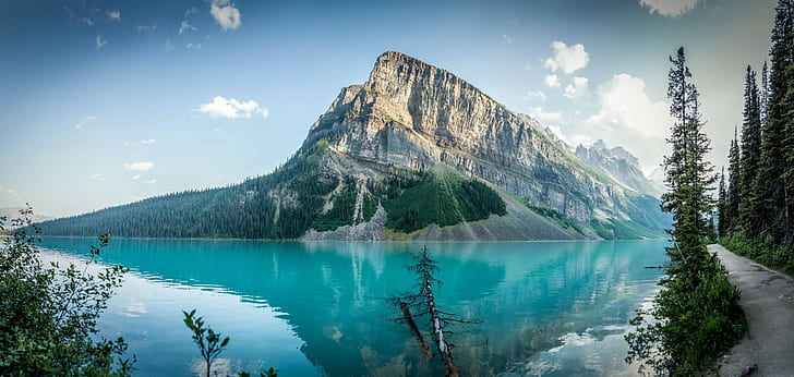 lake, 4k, nature, beautiful places, HD wallpaper