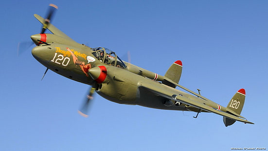 لوكهيد P-38 إضاءة طائرات الطائرات، خلفية HD HD wallpaper