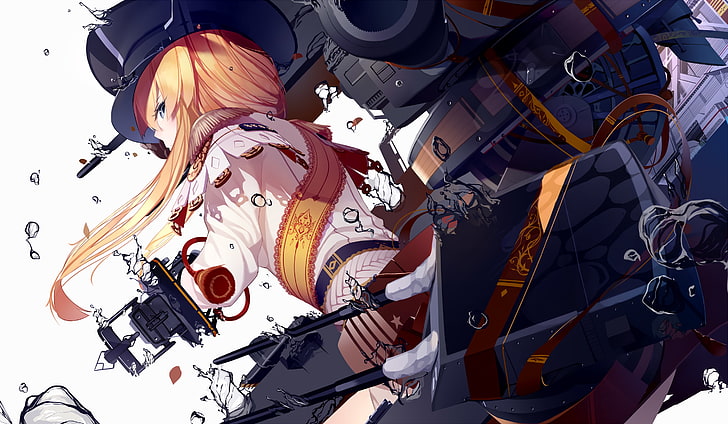 Anime, Anime Girls, Bismarck (KanColle), Sammlung Kantai, HD-Hintergrundbild